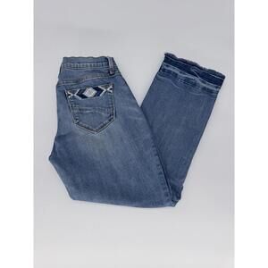 DRIFTWOOD Jeans Womens 26 Colette Cropped Raw Hem Classic Fit Mid Rise